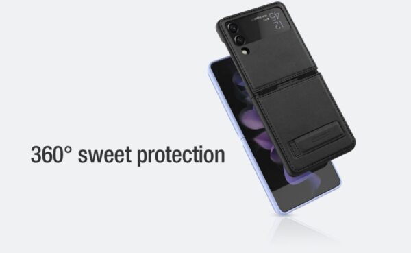 Nillkin Qin Vegan leather case for Samsung Galaxy Z Flip 3/4 5G - Image 4