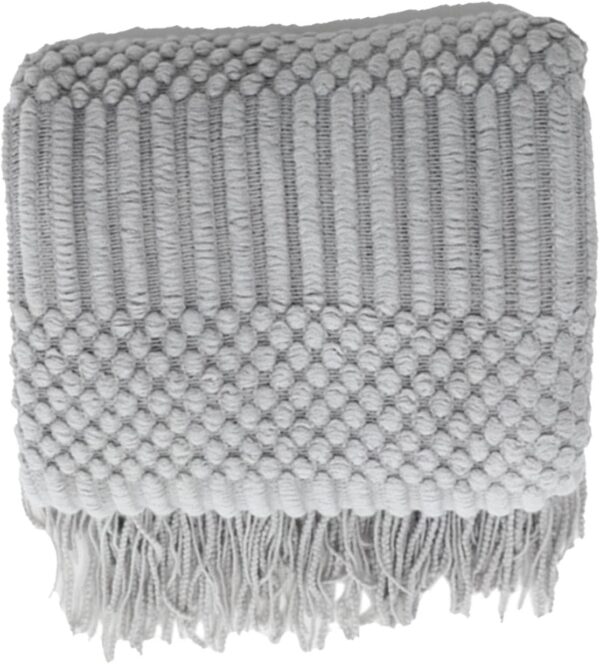 HEWAN Knitted Blanket with Tassels, Home Textile Decoration Sofa Blanket Travel Blankets with Tassels Soft Lightweight - Image 4