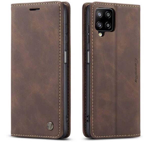 CaseMe Leather Flip Cover for Samsung Galaxy A12 - Image 2