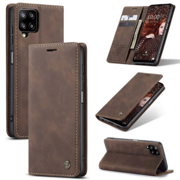 CaseMe Leather Flip Cover for Samsung Galaxy A12 - Image 16
