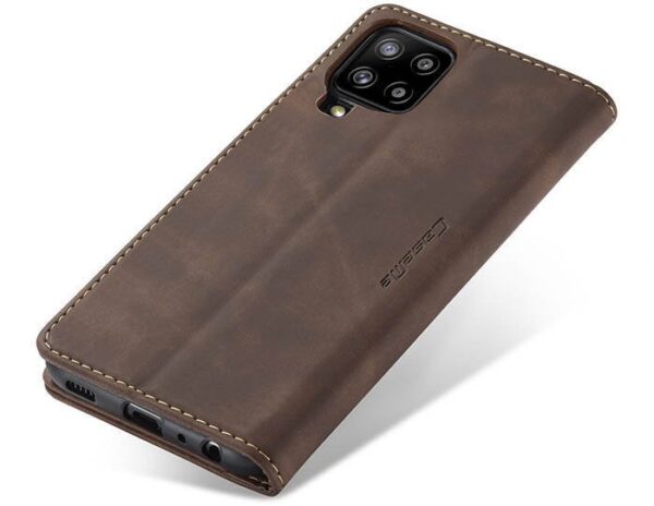 CaseMe Leather Flip Cover for Samsung Galaxy A12 - Image 14