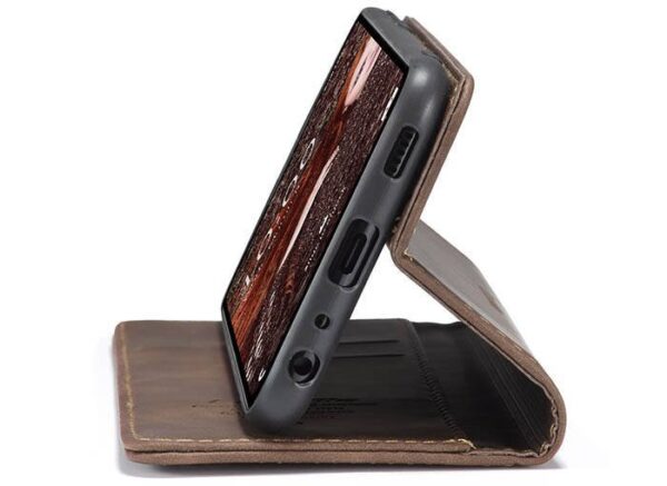 CaseMe Leather Flip Cover for Samsung Galaxy A12 - Image 17