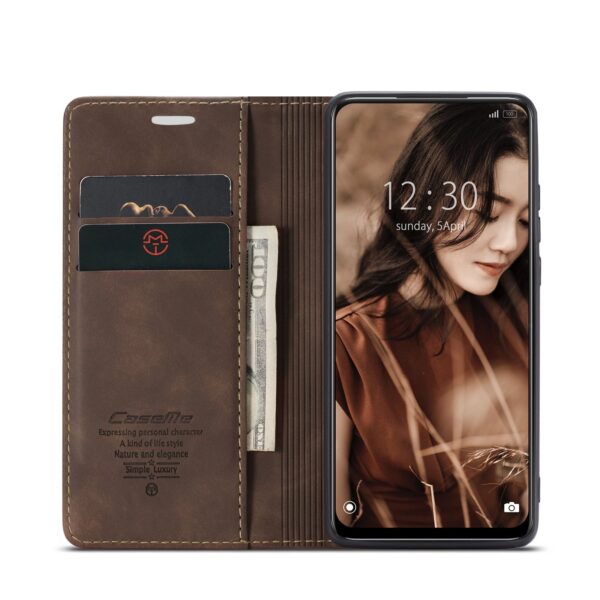 Redmi Note 10 Series CaseMe Leather Flip Cover - Image 8