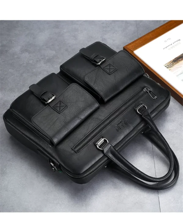 JEEP BULUO Wise Classic Business Choice British Style Laptop Bag - Image 19
