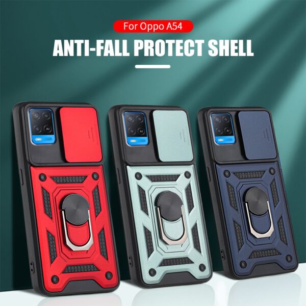 Oppo A54 Keysion Slide Window Armor Case