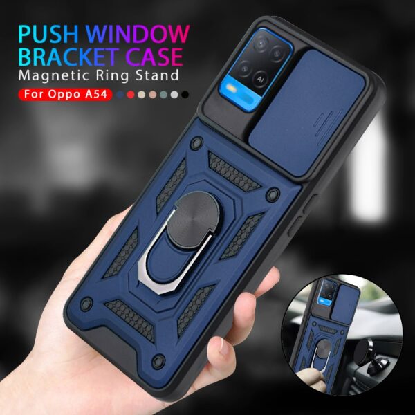 Oppo A54 Keysion Slide Window Armor Case - Image 8