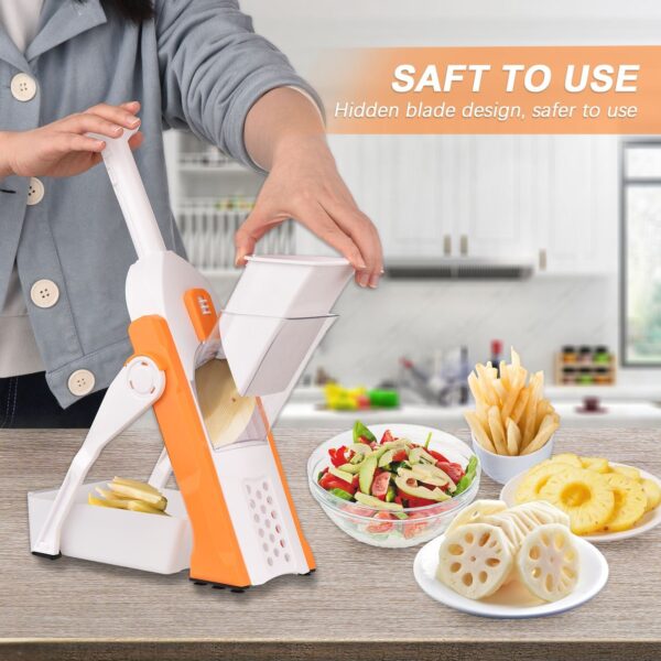 Multipurpose Vegetable and Fruit Mandoline Chopper - Image 12