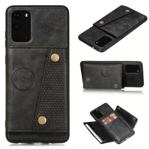 Samsung Galaxy A71 Leather Stand Case +3D Tempered Glass Protector