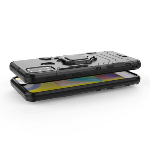Samsung Galaxy M31 Case Luxury Ring Back Cover Case +3D Tempered Glass Protector - Image 15