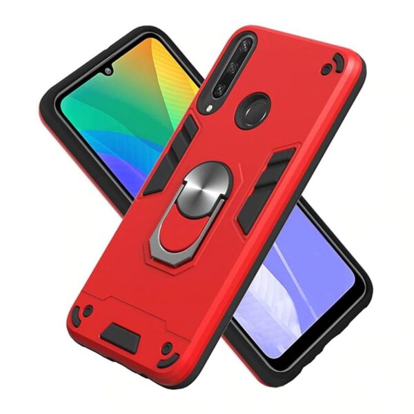 Huawei Y6P  Shockproof Armor Case + 3D Glass Protector - Image 6