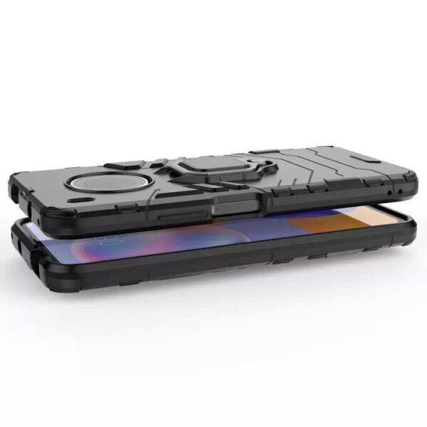 Huawei Y9A  Armor Ring Case + 3D Tempered Glass Protector - Image 2