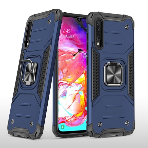 Samsung A30s, A50, A50s Armor Ring Case + 3D Glass Protector - Image 16