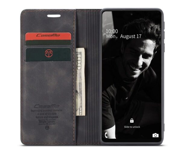 CaseMe Leather Flip Cover for Samsung Galaxy A52 - Image 5