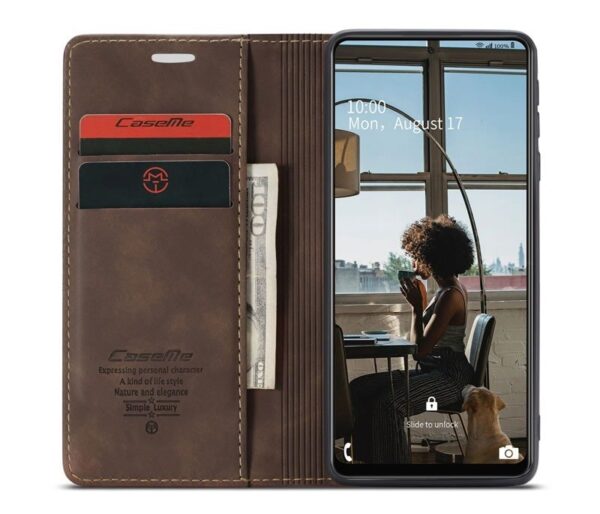 CaseMe Leather Flip Cover for Samsung Galaxy A52 - Image 15