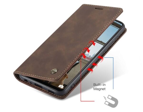CaseMe Leather Flip Cover for Samsung Galaxy A52 - Image 14
