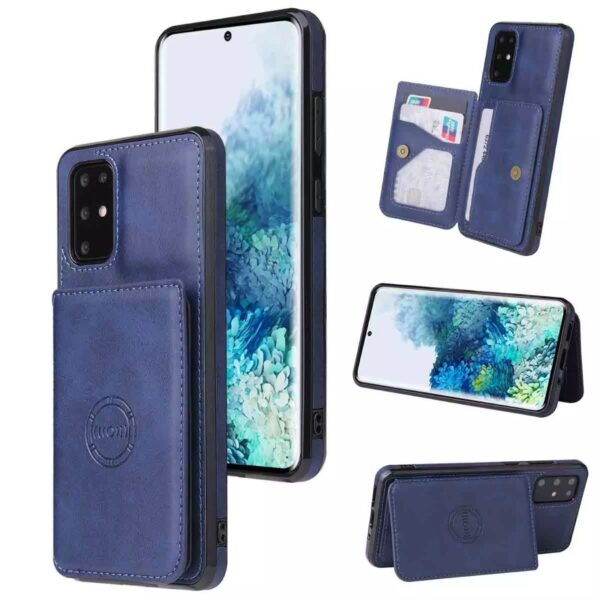 Samsung S21 Ultra Luxury Leather Wallet Back Cover Case - Image 3