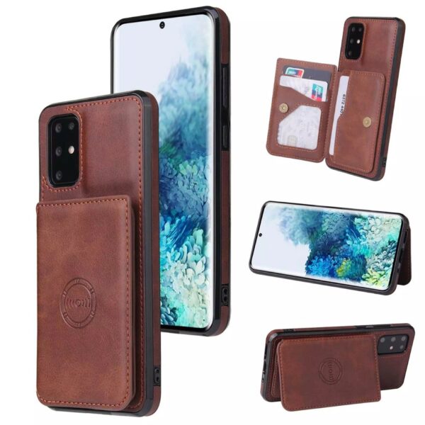 Samsung S21 Ultra Luxury Leather Wallet Back Cover Case - Image 2
