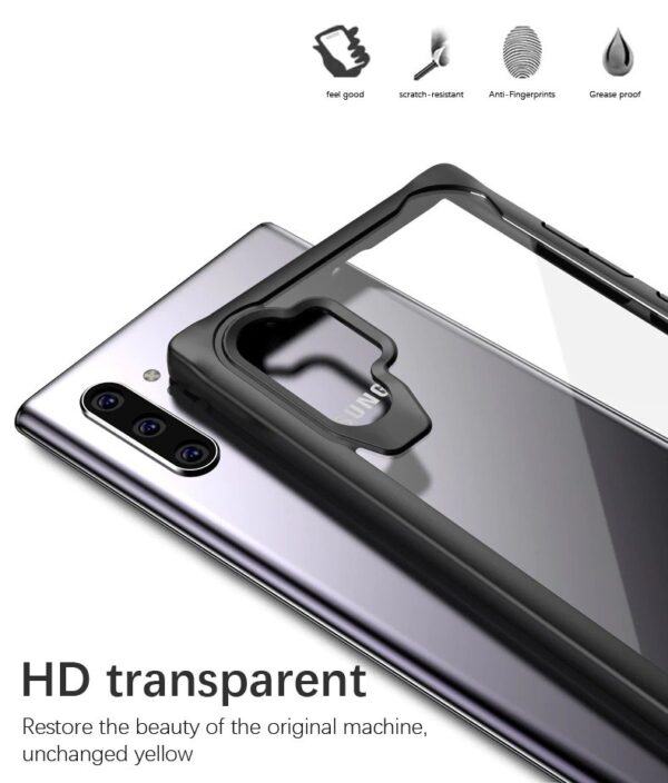 iPaky Clear Back Case for Samsung Note 10/Note10+ - Image 6
