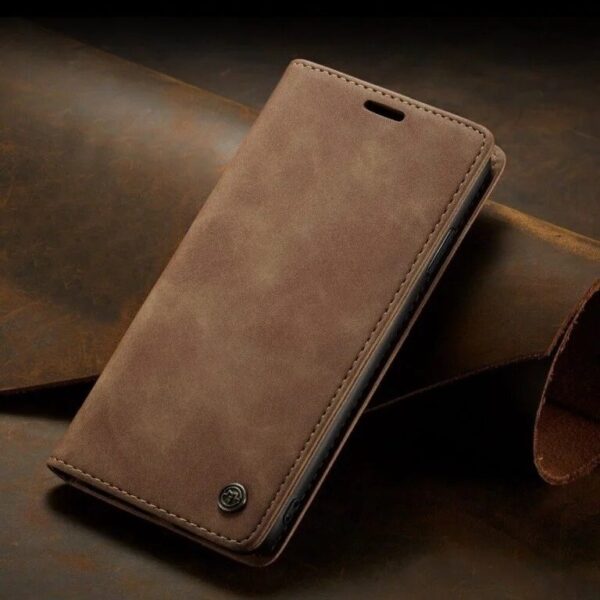 iPhone 7/8 Series CaseMe Leather Flip Cover - Image 12