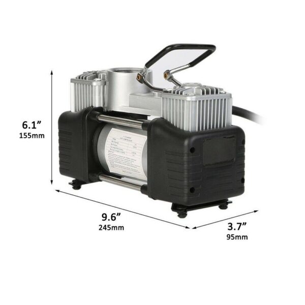 Camel Air Compressor Tire Inflators Tool - 2V Double Cylinder Car inflatable Pump - Image 3