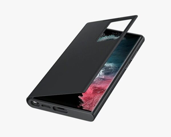 New Design Clearview Smart Case for Samsung Galaxy S22 Ultra with Sensor - Image 4