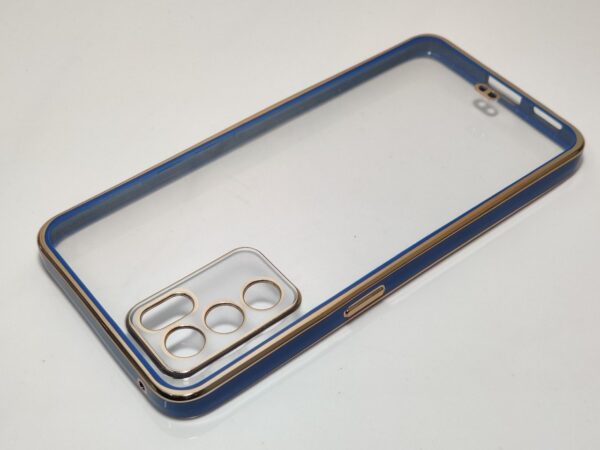 Oppo Reno 6 Dgeot Gold Plating Transparent Clear Back Case - Image 8