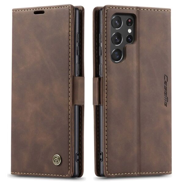 Samsung Galaxy S22 Ultra CaseMe Leather Flip Case - Image 10