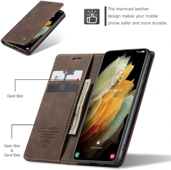 Oppo A54/A55 Series CaseMe Leather Flip Cover - Image 6