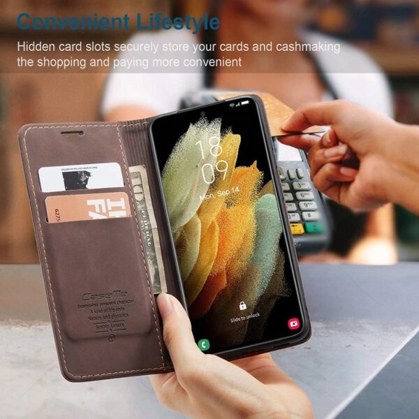 Oppo Reno 7 CaseMe 5g leather Flip Case - Image 6