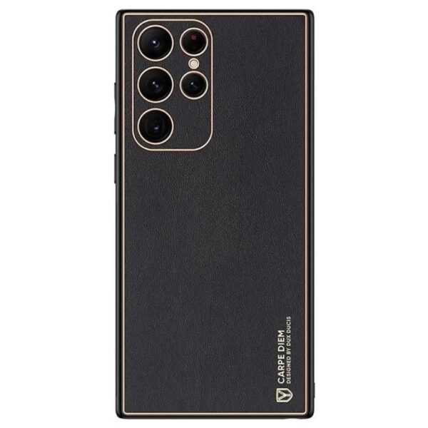 Samsung Galaxy S22 Ultra Dux Ducis Yolo Series Gold Electroplating Case - Image 3