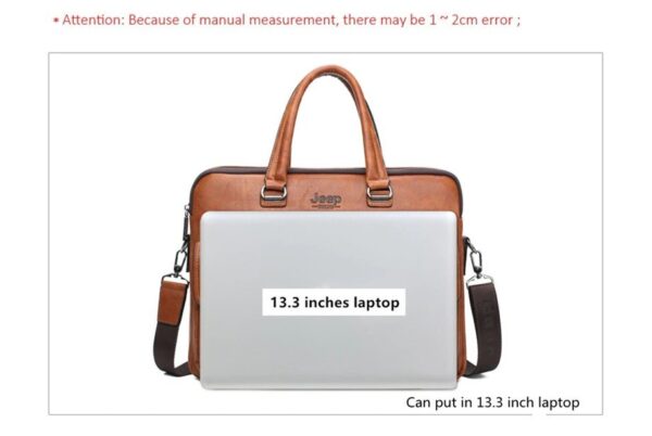 JEEP BULUO Wise Classic Business Choice British Style Laptop Bag - Image 11