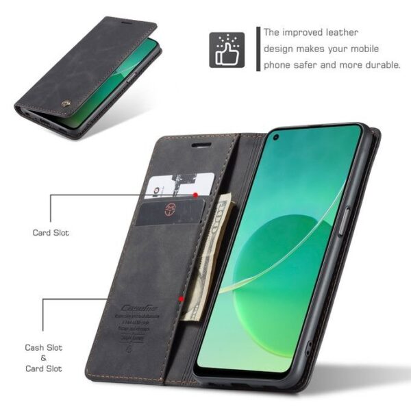 Oppo Reno 7 CaseMe 5g leather Flip Case - Image 10