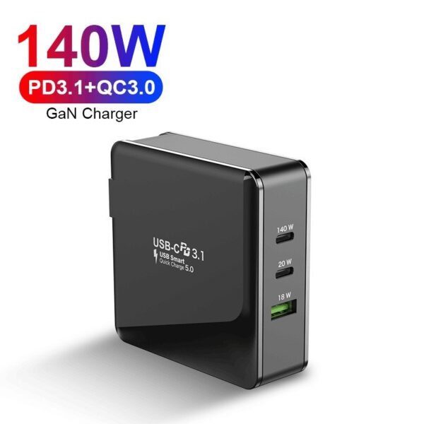 Baseus 140W GaN Charger USB Type C PD3.1 Fast Charge - Image 2