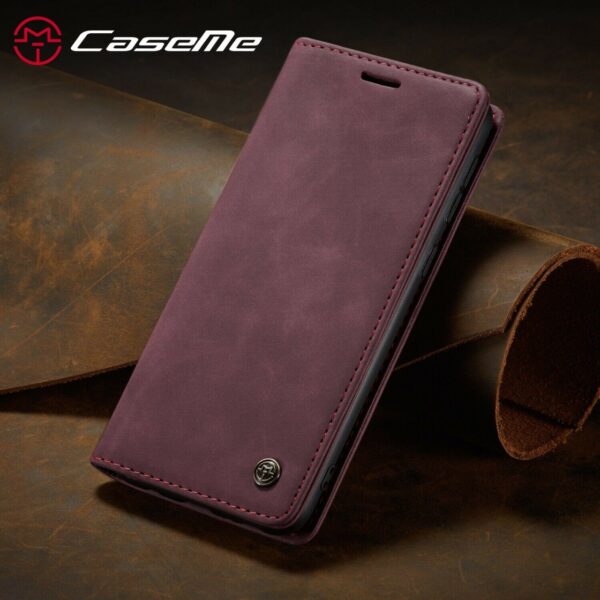 Samsung Galaxy S22 Ultra CaseMe Leather Flip Case - Image 19