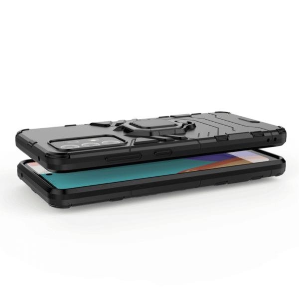Samsung Galaxy A52 Black Panther Shockproof Armor Ring Case - Image 16